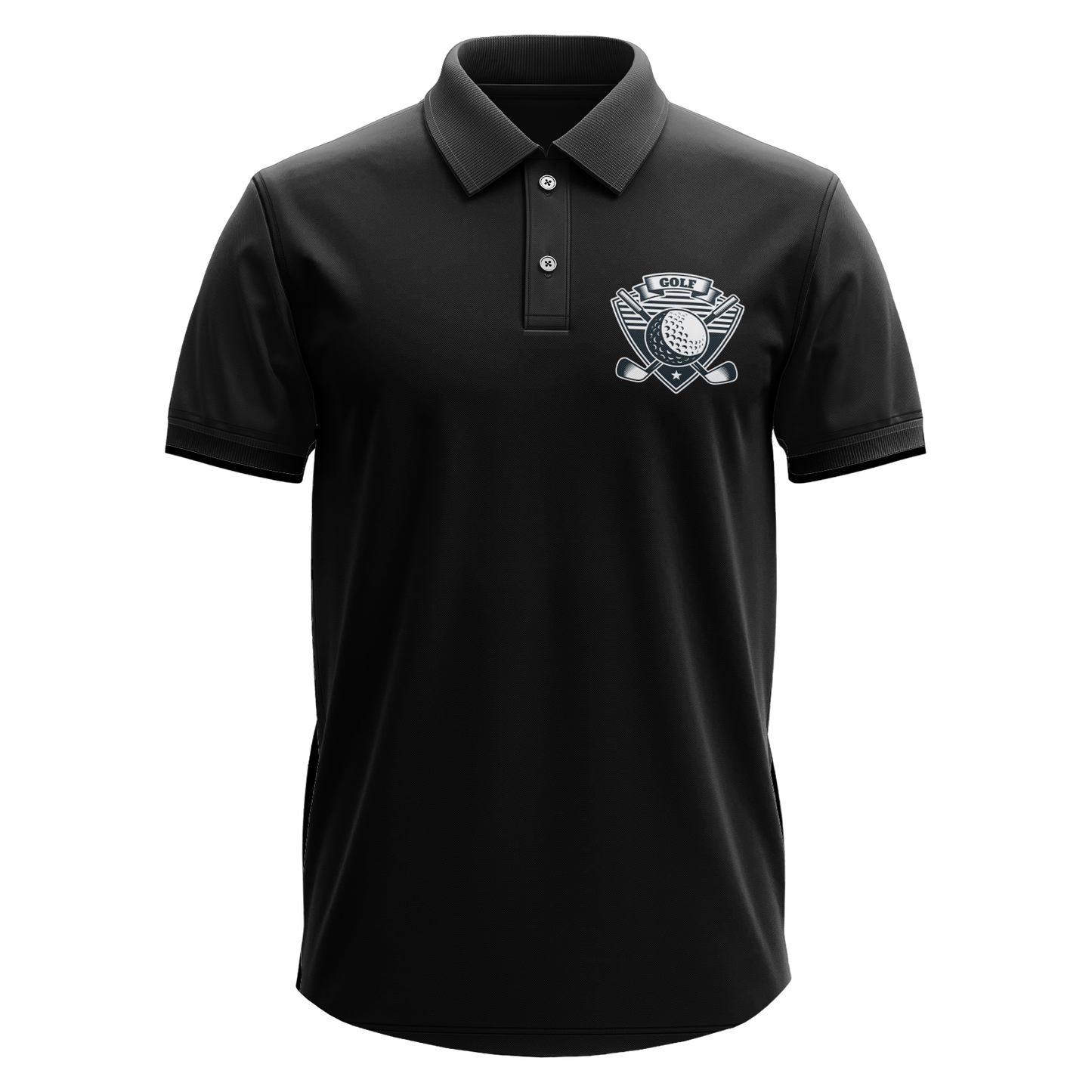 Drifit Polo Shirt: Golf Badge Pocket