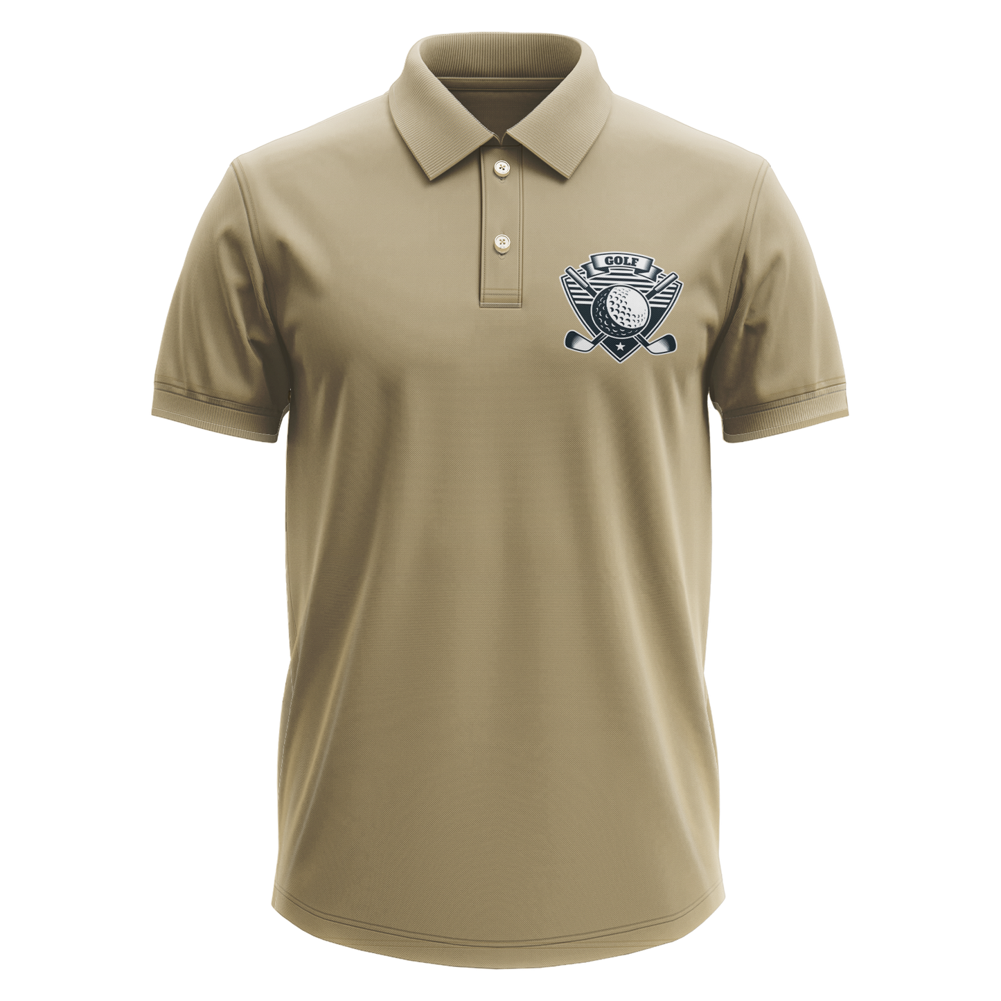 Drifit Polo Shirt: Golf Badge Pocket