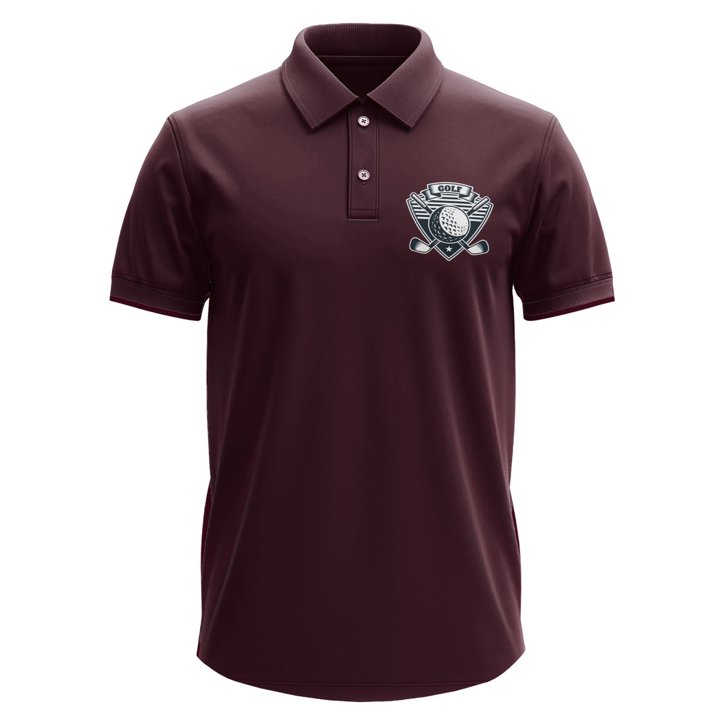 Drifit Polo Shirt: Golf Badge Pocket