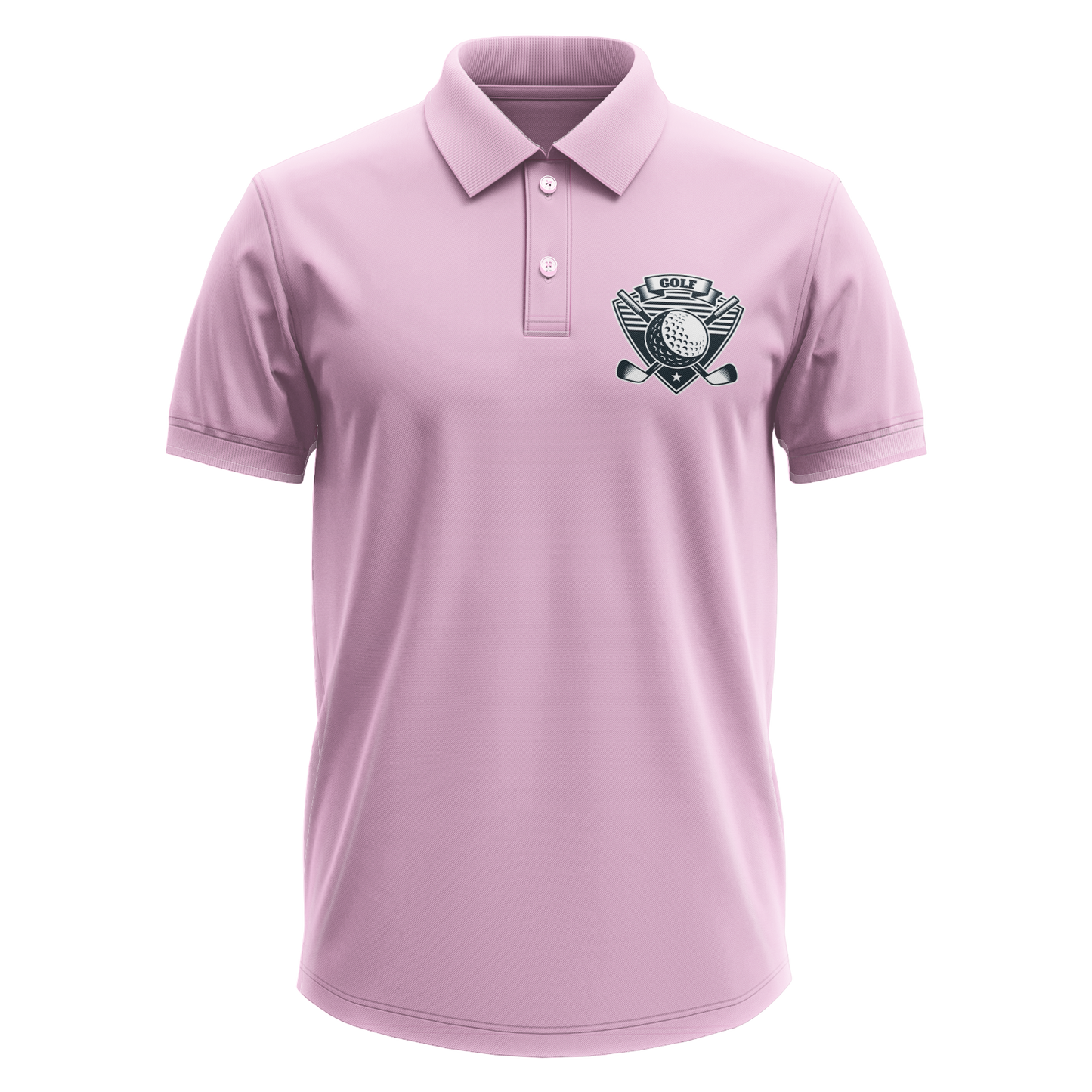 Drifit Polo Shirt: Golf Badge Pocket