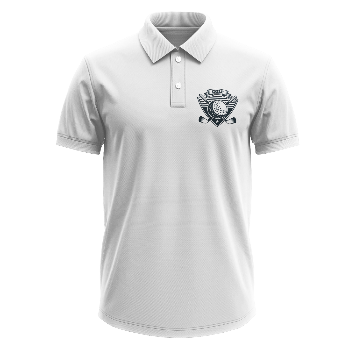 Drifit Polo Shirt: Golf Badge Pocket