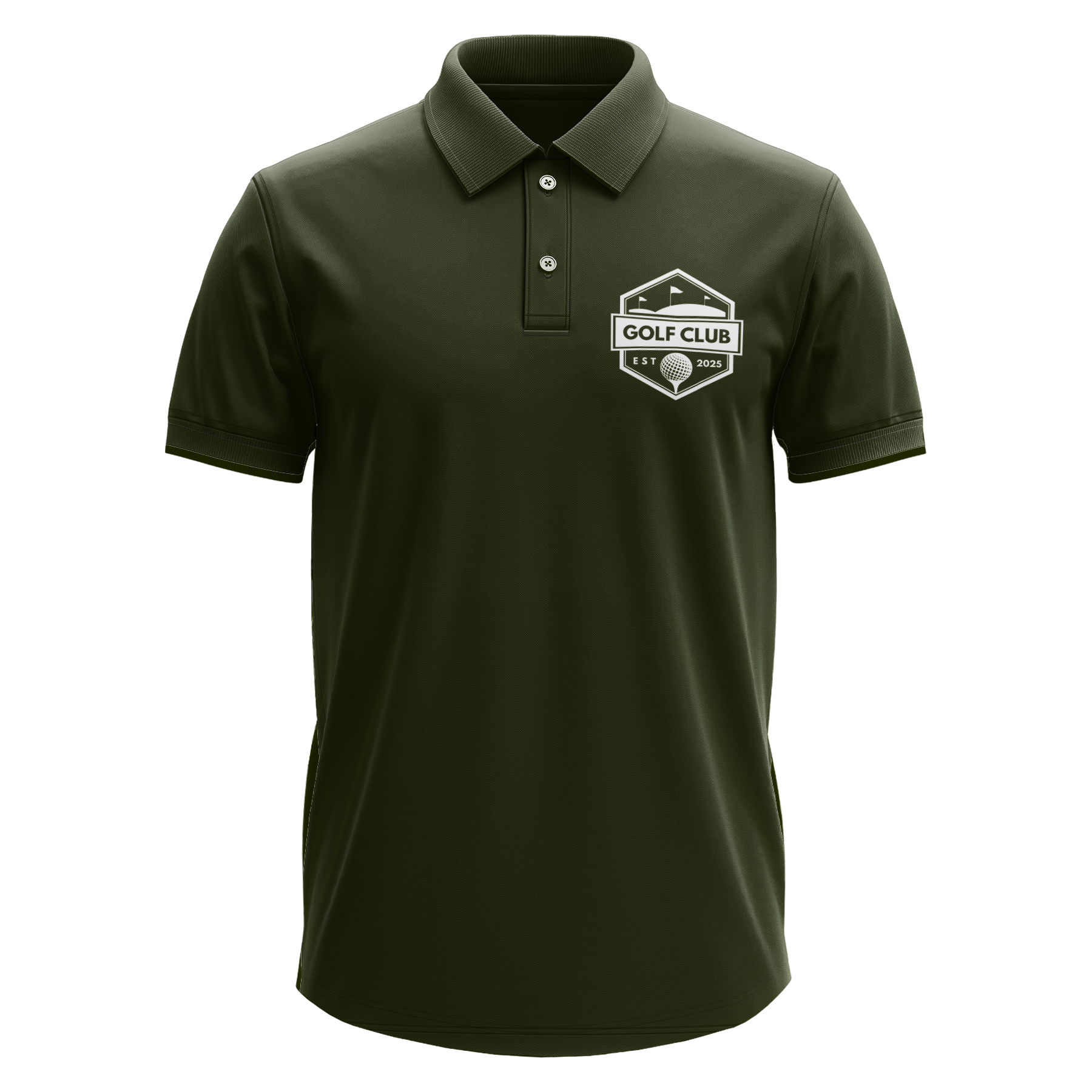 Drifit Polo Shirt: Golf Club 2025 Classic Shield pocket