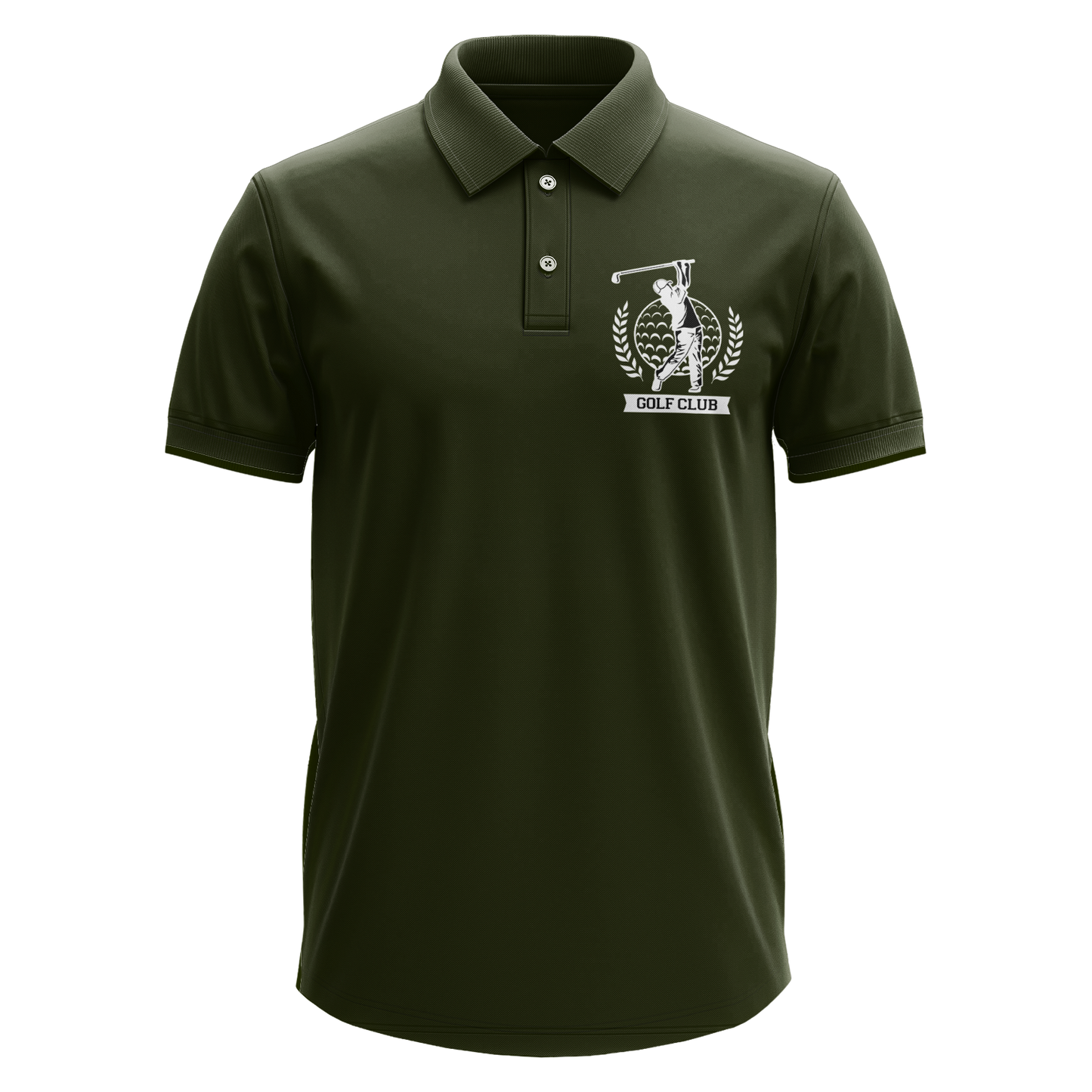 Drifit Polo Shirt: Golf Crest