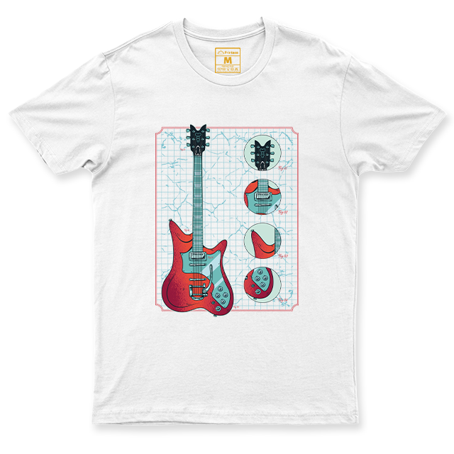 C. Spandex Shirt: Electric Guitar Parts