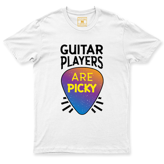 C. Spandex Shirt: Guitar Picky Pun