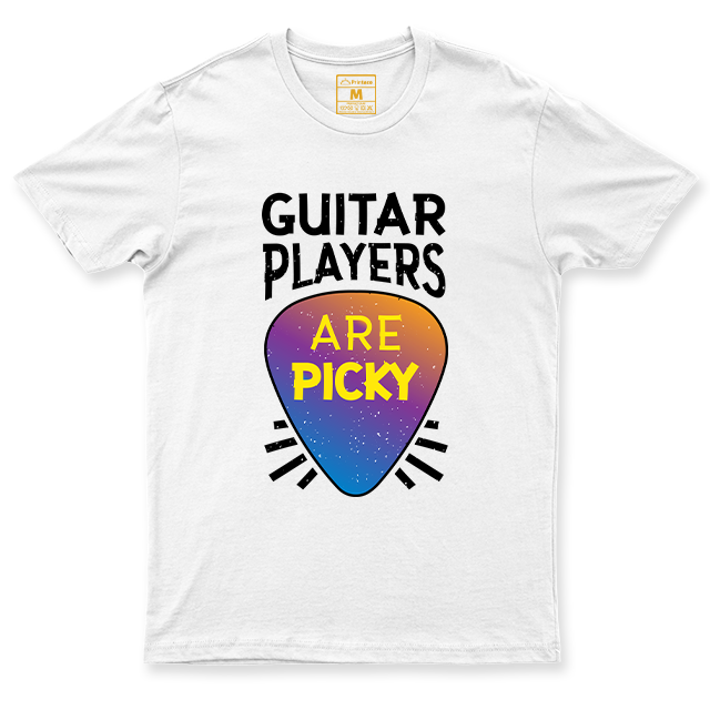 C. Spandex Shirt: Guitar Picky Pun