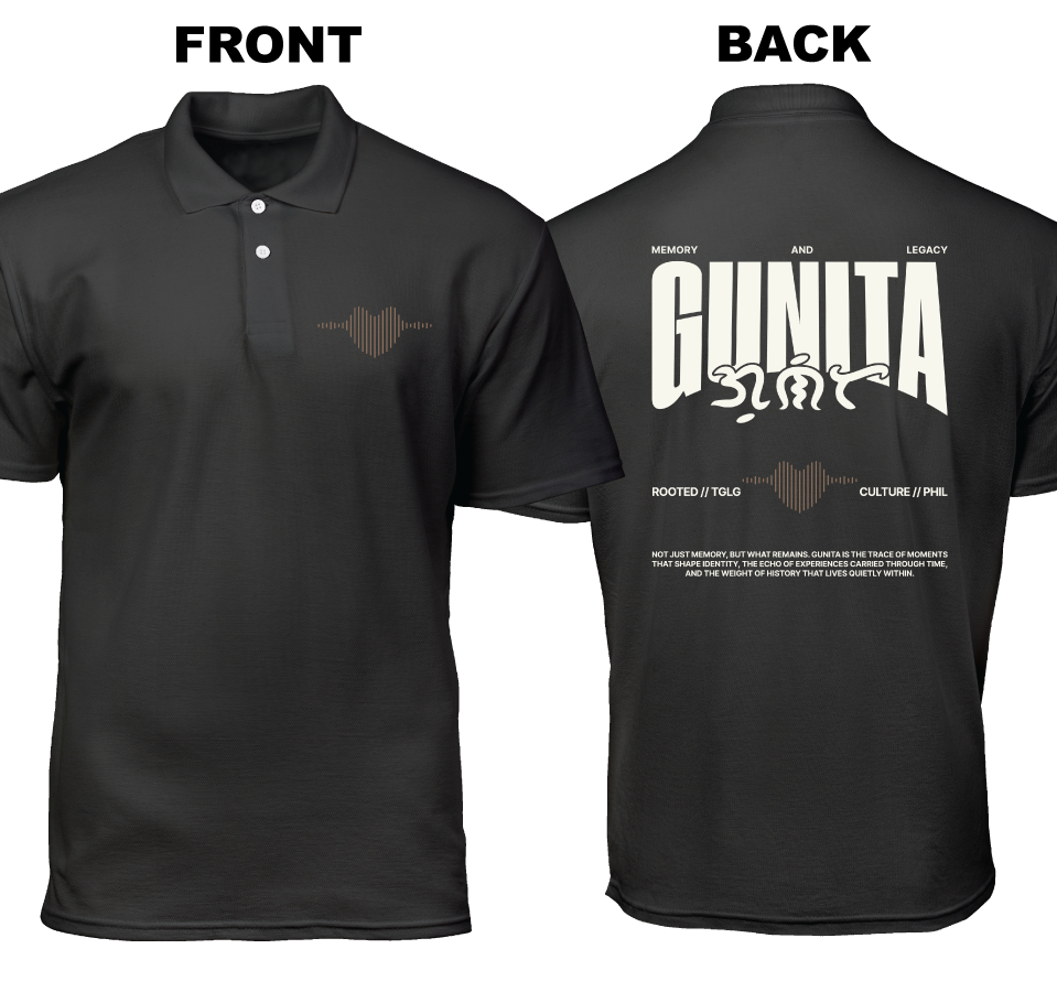 Cotton Polo Shirt: Gunita (Front and Back)