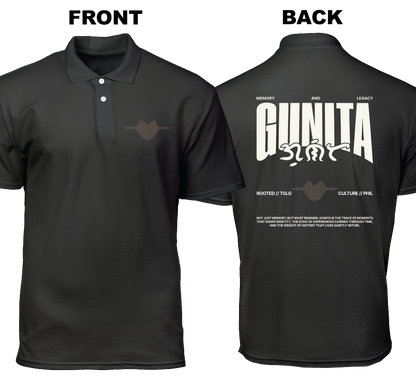 Cotton Polo Shirt: Gunita (Front and Back)