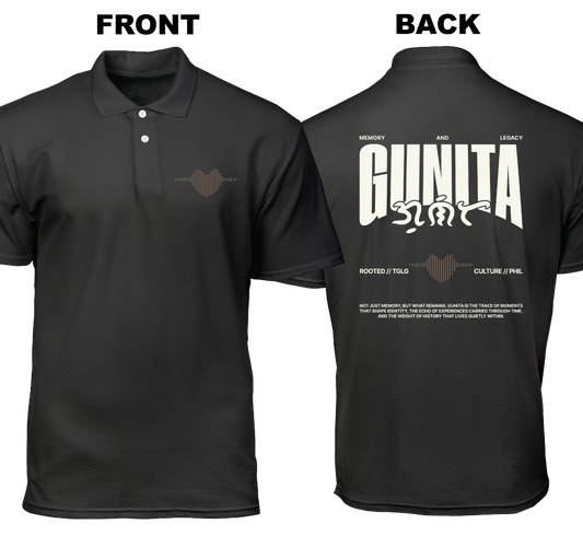 Cotton Polo Shirt: Gunita (Front and Back)