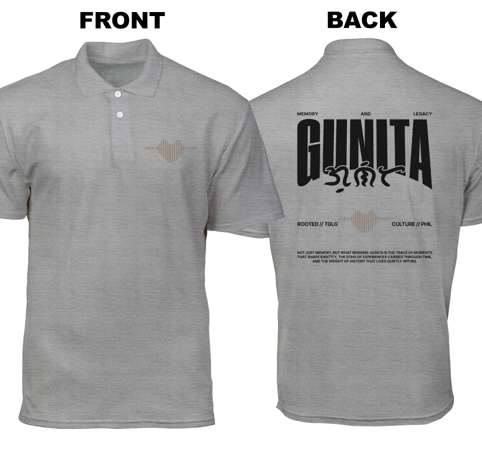 Cotton Polo Shirt: Gunita (Front and Back)