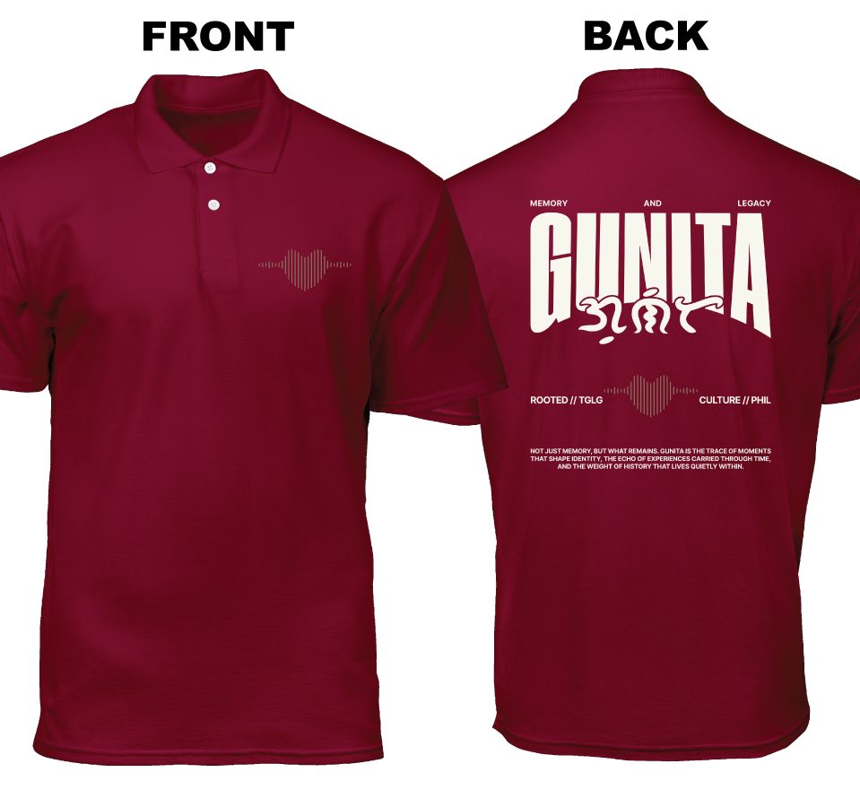 Cotton Polo Shirt: Gunita (Front and Back)
