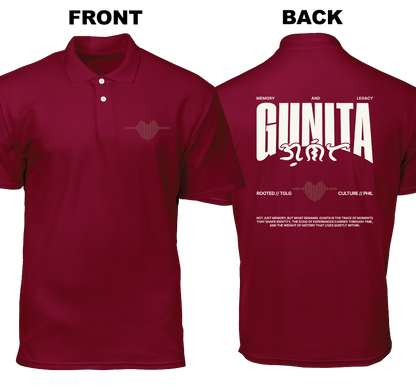Cotton Polo Shirt: Gunita (Front and Back)