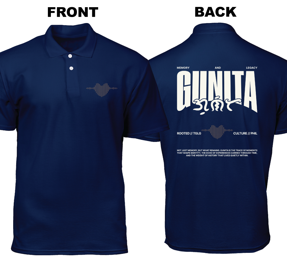 Cotton Polo Shirt: Gunita (Front and Back)