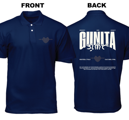 Cotton Polo Shirt: Gunita (Front and Back)