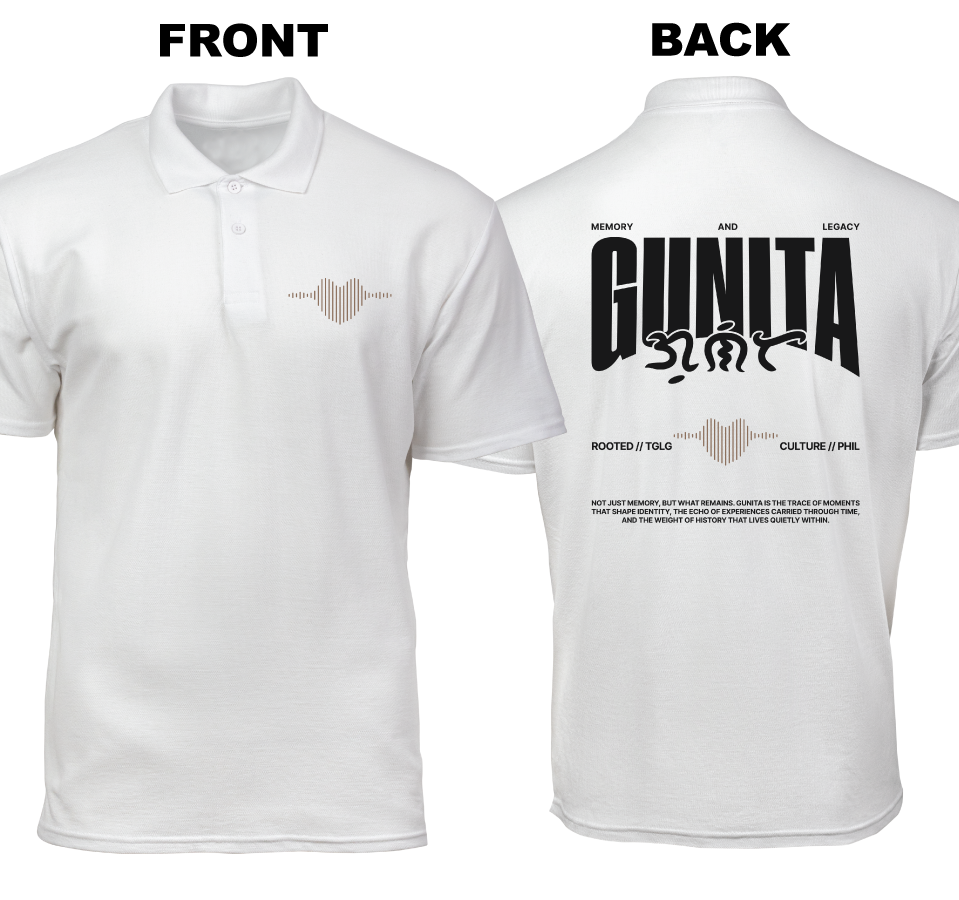 Cotton Polo Shirt: Gunita (Front and Back)