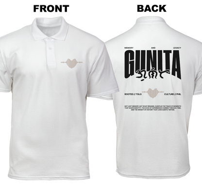 Cotton Polo Shirt: Gunita (Front and Back)