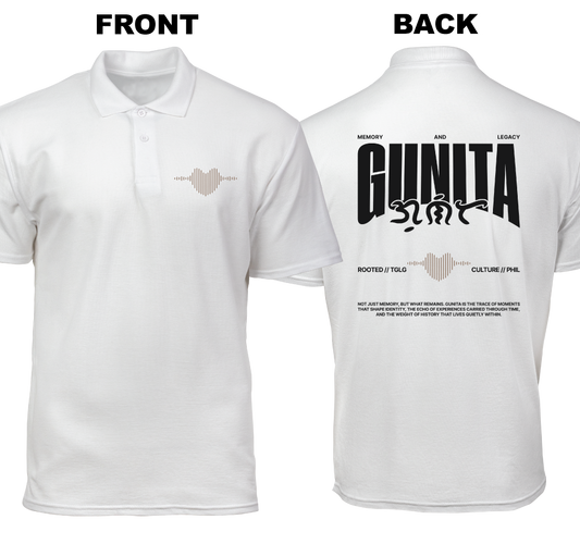 Cotton Polo Shirt: Gunita (Front and Back)