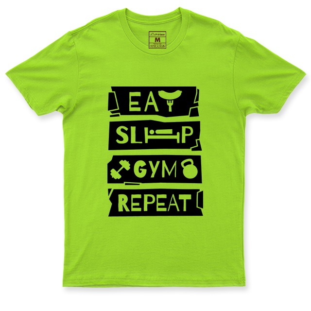 Drifit Shirt: Gym Repeat