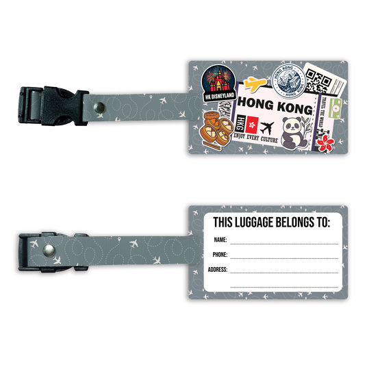 Bag Tag: Travel Hong Kong