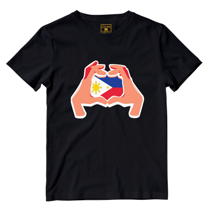 Cotton Shirt: Hand Heart Pinoy