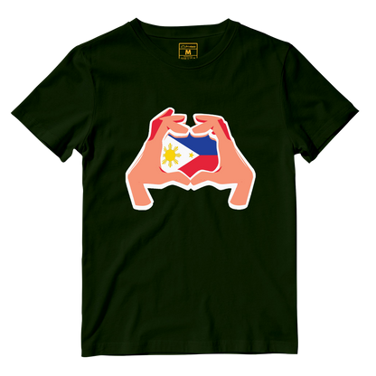 Cotton Shirt: Hand Heart Pinoy