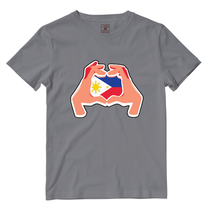Cotton Shirt: Hand Heart Pinoy