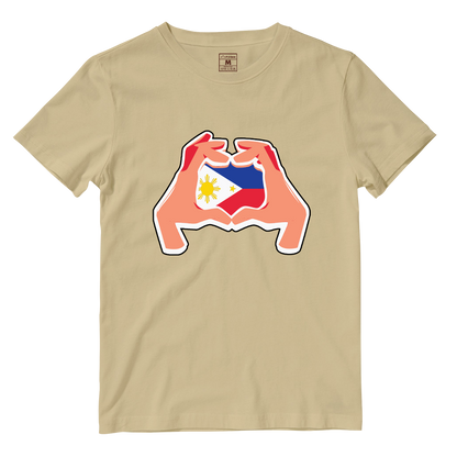 Cotton Shirt: Hand Heart Pinoy