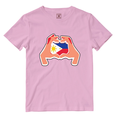 Cotton Shirt: Hand Heart Pinoy