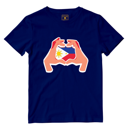 Cotton Shirt: Hand Heart Pinoy