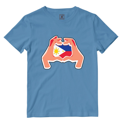 Cotton Shirt: Hand Heart Pinoy