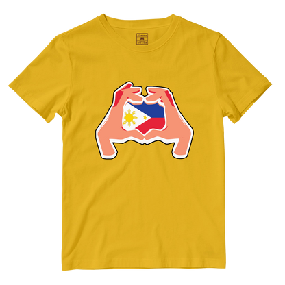 Cotton Shirt: Hand Heart Pinoy