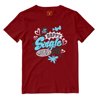 Cotton Shirt: Happy Single Day