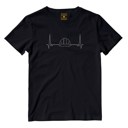 Cotton Shirt: Hardhat Heartbeat Engineer
