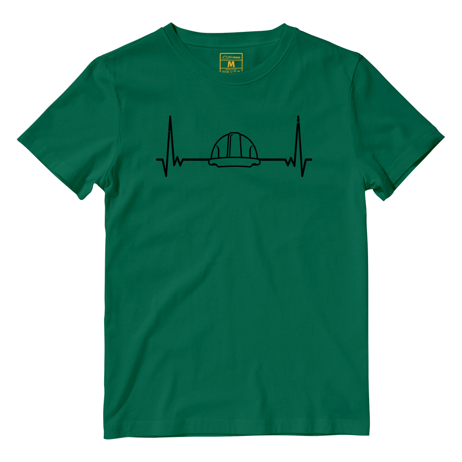 Cotton Shirt: Hardhat Heartbeat