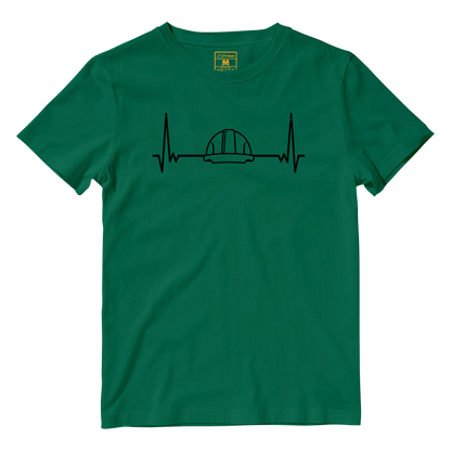 Cotton Shirt: Hardhat Heartbeat