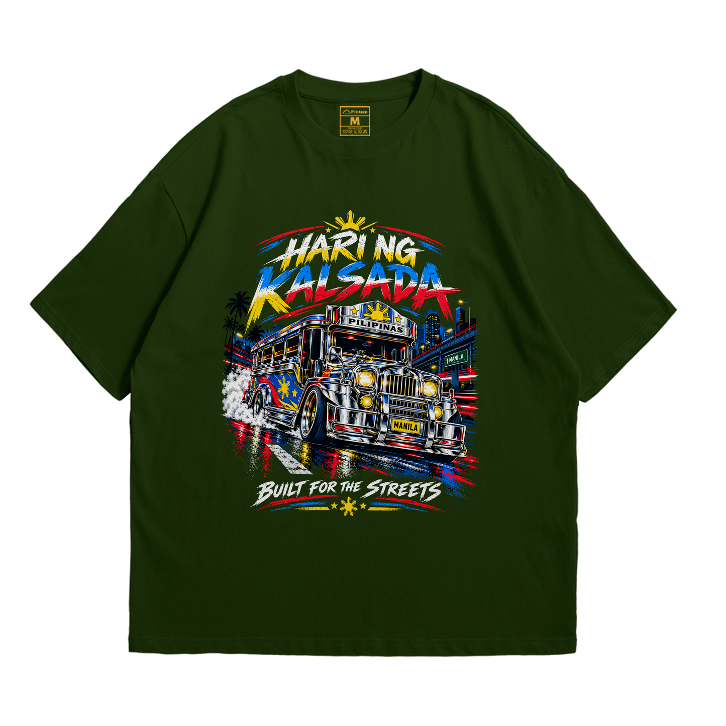 Premium Oversized Cotton Shirt: Hari Kalsada