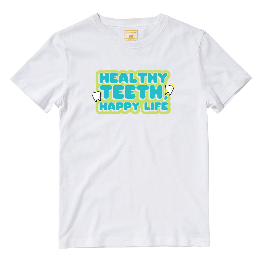 Cotton Shirt: Healthy Teeth