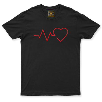 Drifit Shirt: Heart Chain