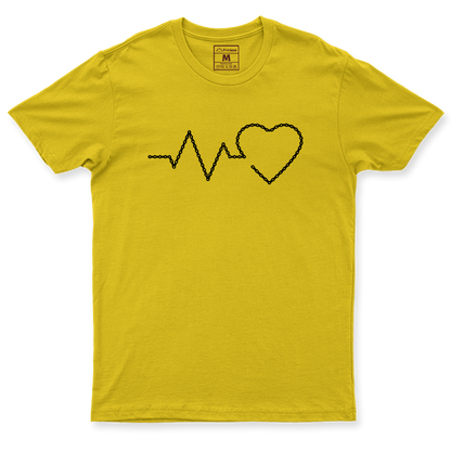 Drifit Shirt: Heart Chain