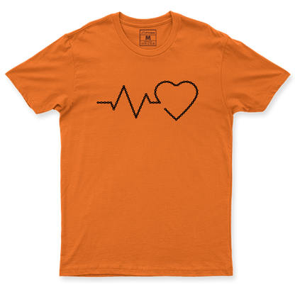 Drifit Shirt: Heart Chain