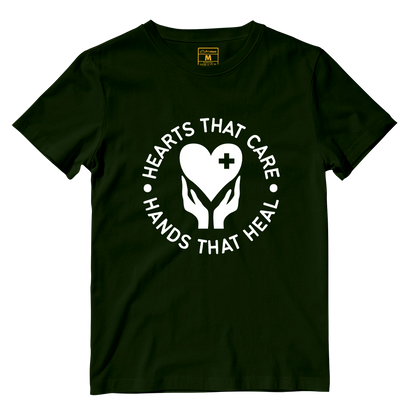 Cotton Shirt: Hearts That Care