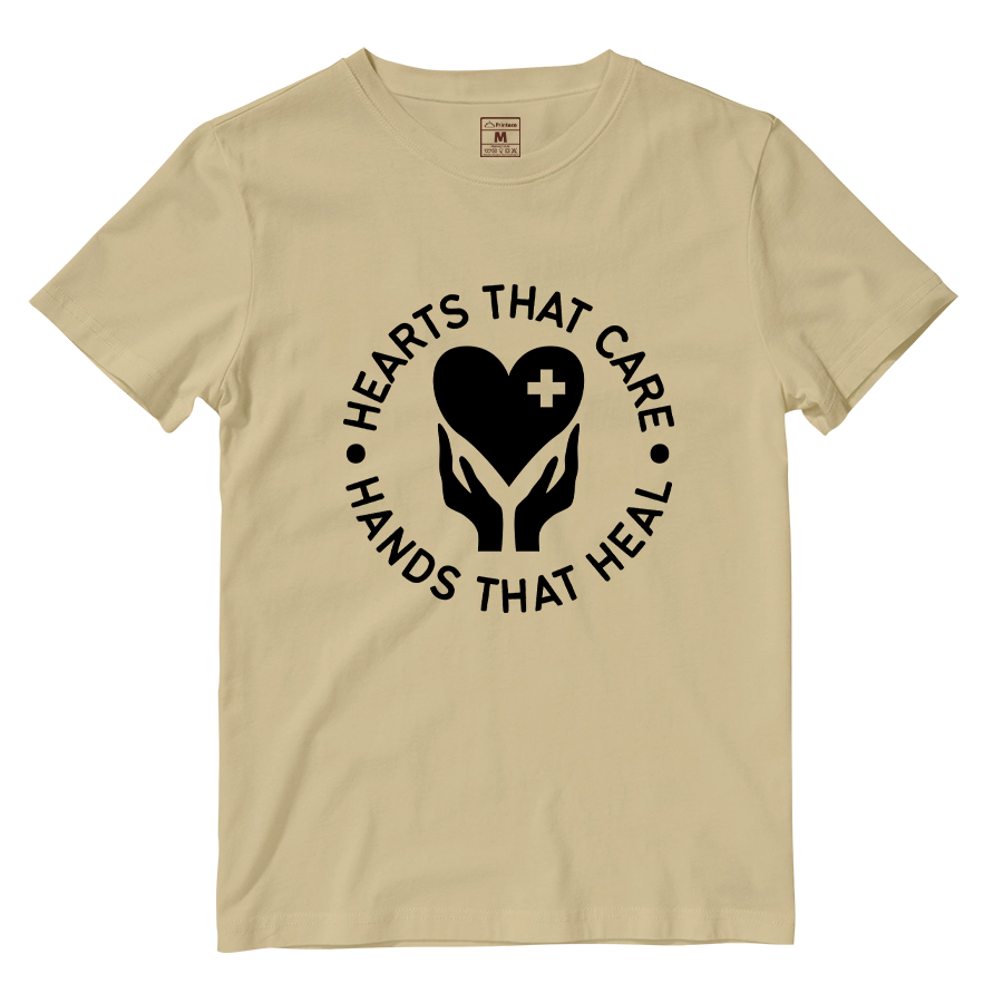 Cotton Shirt: Hearts That Care