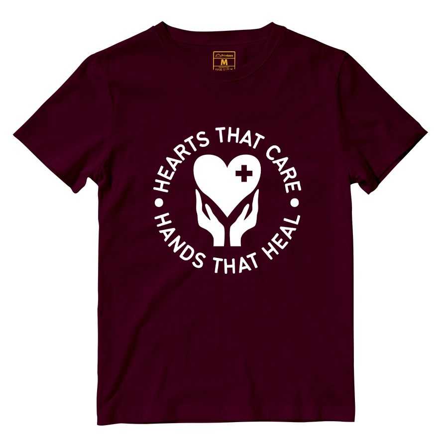 Cotton Shirt: Hearts That Care