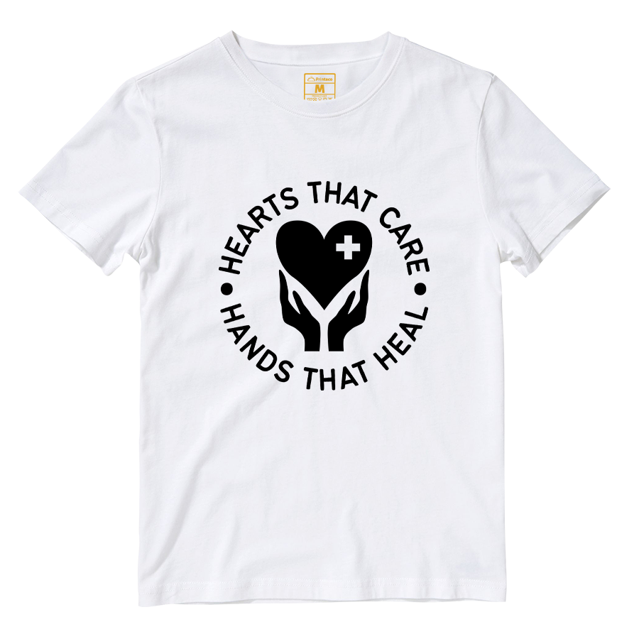 Cotton Shirt: Hearts That Care