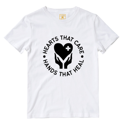 Cotton Shirt: Hearts That Care