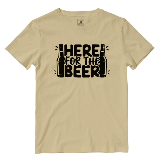 Cotton Shirt: Here Beer