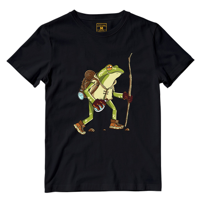 Cotton Shirt: Hiking Frog