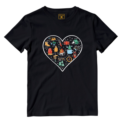 Cotton Shirt: Hiking Heart