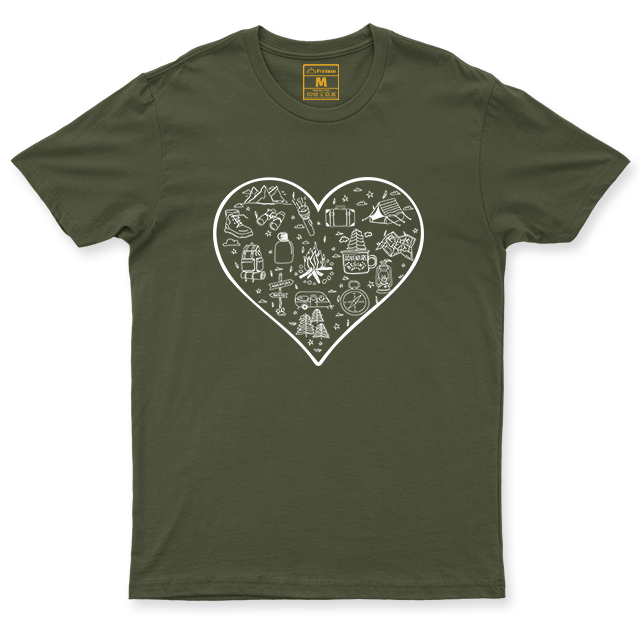 Drifit Shirt: Hiking Heart