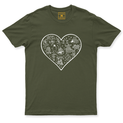 Drifit Shirt: Hiking Heart